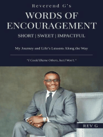 Reverend G's Words of Encouragement