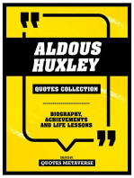 Aldous Huxley - Quotes Collection
