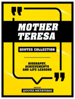 Mother Teresa - Quotes Collection: Biography, Achievements And Life Lessons