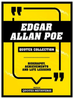 Edgar Allan Poe - Quotes Collection: Biography, Achievements And Life Lessons
