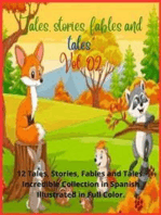 Tales, stories, fables and tales. Vol. 02: 12 Tales, Stories, Fables and Tales. Incredible Collection in Spanish Illustrated in Full Color.