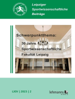 Leipziger Sportwissenschaftliche Beiträge: Jahrgang 64 (2023) Heft 2