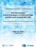 Online-Grundlagen mit Microsoft Edge und Microsoft Outlook 2021/365 (Syllabus 1.0): ECDL Base Modul (Schweiz)