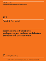 Internationale Funktionsverlagerungen im harmonisierten Steuerrecht der Schweiz