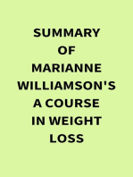Summary of Marianne Williamson's A Course In Weight Loss