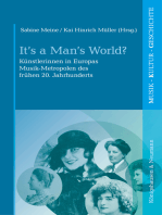 It’s a Man’s World?: Künstlerinnen in Europas Musik-Metropolen des frühen 20. Jahrhunderts