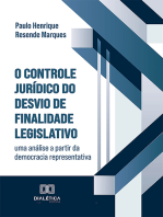 O Controle Jurídico do Desvio de Finalidade Legislativo: uma análise a partir da democracia representativa
