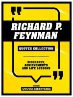 Richard P. Feynman - Quotes Collection: Biography, Achievements And Life Lessons