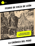 La crónica del Perú: Parte que trata del señorio de los Incas Yupanquis y de sus grandes hechos y gobernacion