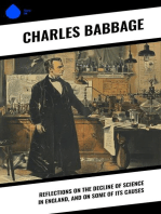 Reflections on the Decline of Science in England, and on Some of Its Causes