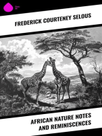 African Nature Notes and Reminiscences