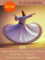 Short Stories in Simple Pros by Rumi .English .Persian: translate and semplified by Z.Zagros