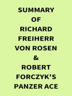Summary of Richard Freiherr von Rosen & Robert Forczyk's Panzer Ace