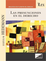 Las presunciones en el derecho