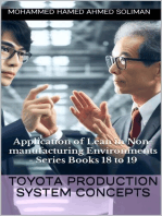 Application of Lean in Non-manufacturing Environments - Series Books 18 to 19: Toyota Production System Concepts