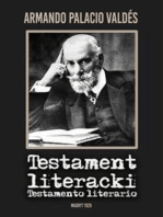 Testament literacki: Testamento literario