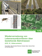 Wiedervernetzung von Lebensraumkorridoren über bestehende Bahntrassen (ICE, IC, Güterverkehr): Naturschutz und Biologische Vielfalt Heft 175