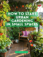 How to Start Urban Gardening in Small Space: Urban Gardening, #1