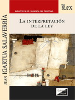 La interpretación de la ley