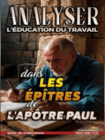 Analyser L'éducation du Travail dans Les Épîtres de l'Apôtre Paul