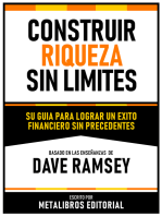 Construir Riqueza Sin Limites - Basado En Las Enseñanzas De Dave Ramsey