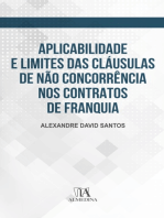 Aplicabilidade e limites das cláusulas de não concorrência nos contratos de franquia