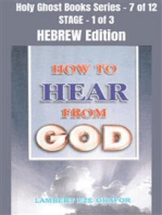 How To Hear From God - HEBREW EDITION: School of the Holy Spirit Series 7 of 12, Stage 1 of 3