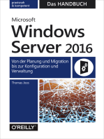 Microsoft Windows Server 2016 – Das Handbuch: Von der Planung und Migration bis zur Konfiguration und Verwaltung