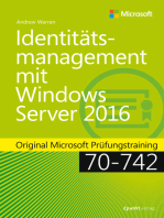 Identitätsmanagement mit Windows Server 2016: Original Microsoft Prüfungstraining 70-742