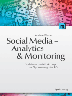 Social Media - Analytics & Monitoring: Verfahren und Werkzeuge zur Optimierung des ROI