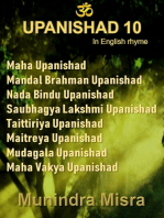 Upanishad 10: In English rhyme