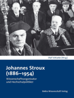 Johannes Stroux (1886–1954): Wissenschaftsorganisator und Hochschulpolitiker