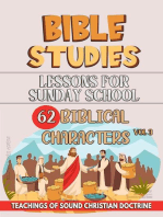 Lessons for Sunday School: 62 Biblical Characters: Teaching in the Bible class, #3