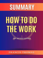Summary of How to do the Work by Dr. Nicole LePera