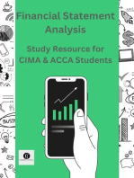 Financial Statement Analysis Study Resource for CIMA & ACCA Students