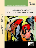 Historiografía y crítica del derecho