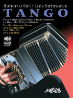 Tango para bandoneón, piano e instrumentos en Do, Sib, Mib y cantante: Luis Emilio Sirimarco; Roberto Siri.
