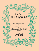 Arias Antiguas: Para Canto y Piano Transcripción y revision: Alessandro Parisotti Volumen 1