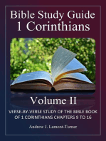 Bible Study Guide: 1 Corinthians Volume II: Ancient Words Bible Study Series