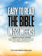 Easy To Read The Bible in 52 Weeks