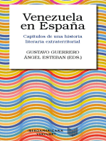 Venezuela en España: capítulos de una historia literaria extraterritorial