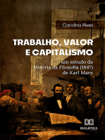 Trabalho, Valor e Capitalismo: um estudo da Miséria da Filosofia (1847) de Karl Marx