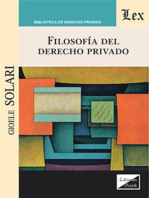 Filosofía del derecho privado