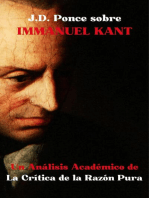 J.D. Ponce sobre Immanuel Kant: Un Análisis Académico de la Crítica de la Razón Pura: Idealismo, #1