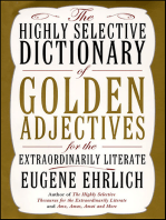 The Highly Selective Dictionary of Golden Adjectives