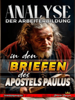 Analyse der Arbeiterbildung in den Briefen des Apostels Paulus