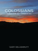 Colossians: Christ over All; Christ in You