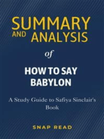 How to Say Babylon Summary: Safiya Sinclair