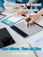 Online Marketing for Content Creators and Influencers, More Follower, Views and Likes