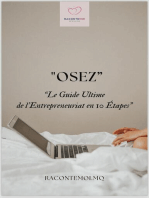 " Osez: le guide ultime de l'entrepreneuriat en 10 étapes"